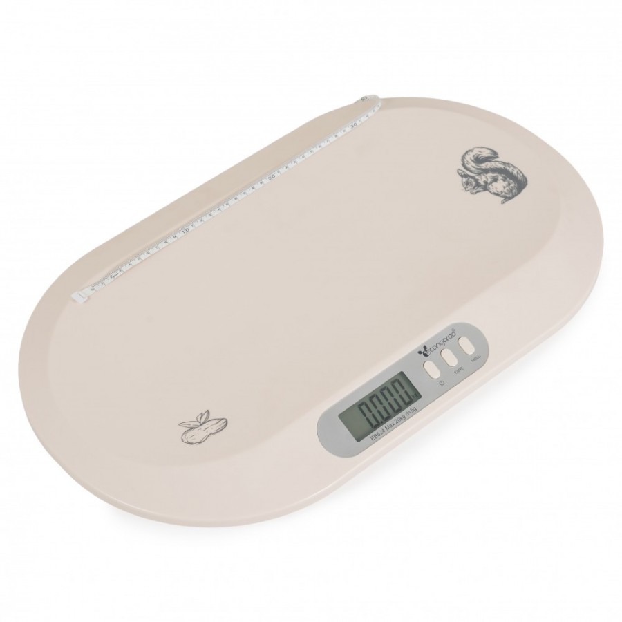 Cangaroo Ηλεκτρονική Ζυγαριά Βρέφους  έως 20 κιλά Peanut beige (3800146272999)