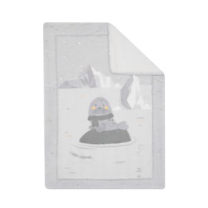 Kikka Boo Κουβέρτα Κούνιας Super soft sherpa 110x140 cm Seally me (31103020156)