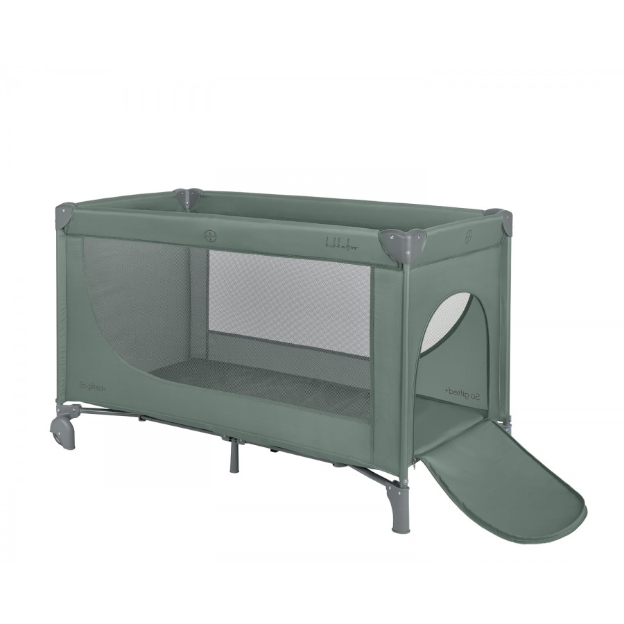 Kikka Boo Παρκοκρέβατο 2 επιπέδων So Gifted Plus Green 2026 με αλλαξιέρα και μπάρα παιχνιδιού (31003010145)