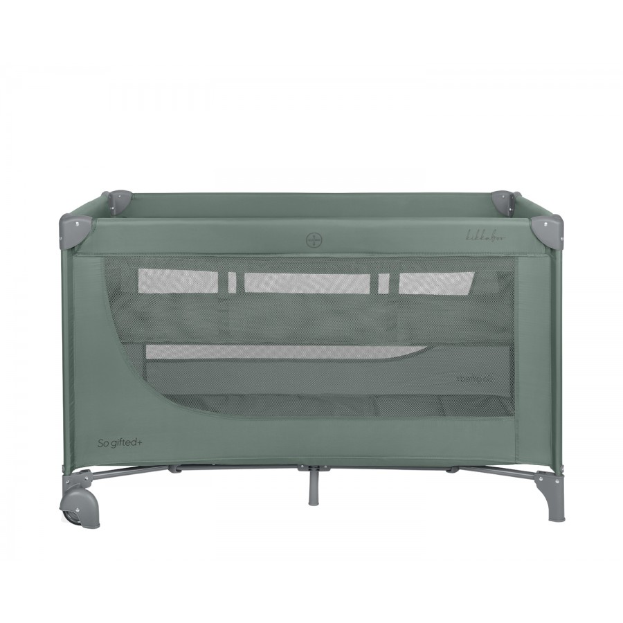 Kikka Boo Παρκοκρέβατο 2 επιπέδων So Gifted Plus Green 2026 με αλλαξιέρα και μπάρα παιχνιδιού (31003010145)