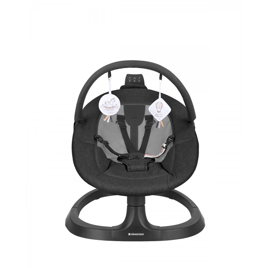 Kikkaboo Ηλεκτρική Ρηλάξ-Κούνια Zazu Black (31005010095)