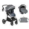 Cangaroo Καρότσι 3in1 Alina Titanium grey (3801005100019)