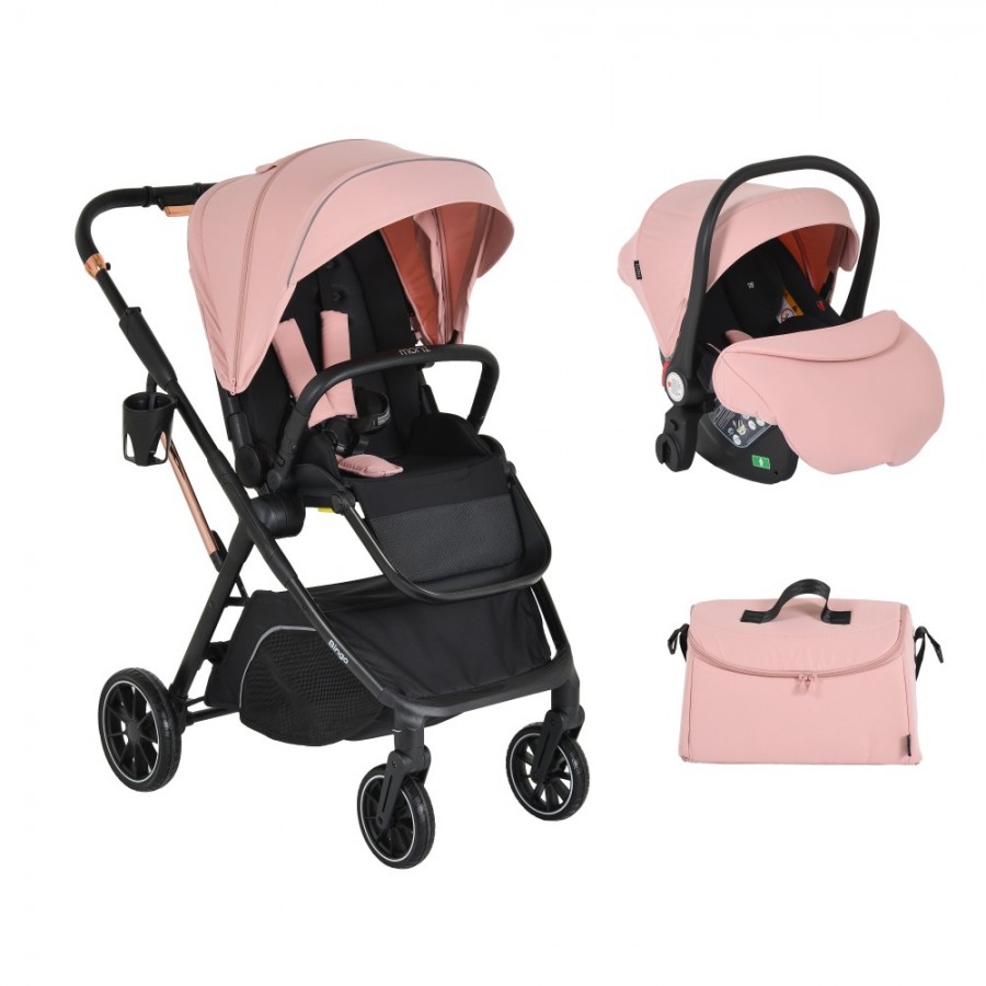 Moni Baby stroller Bingo 2 in 1 Pink Icing (3801005100156) Moni Baby stroller Bingo 2 in 1 Pink Icing (3801005100156)