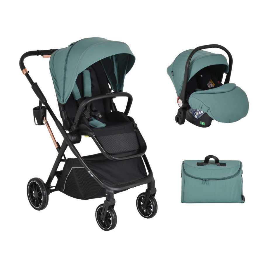 Moni Baby stroller Bingo 2 in 1 Marine Green (3801005100163)