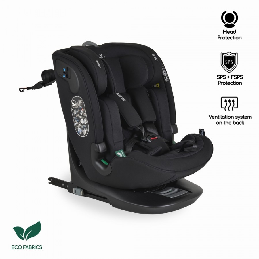 Moni Κάθισμα Αυτοκινήτου GTS 40-150cm isofix Black ink (3801005153206)