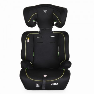 Moni Κάθισμα Αυτοκινήτου Flex 76-150cm Black with green line (3801005153626)