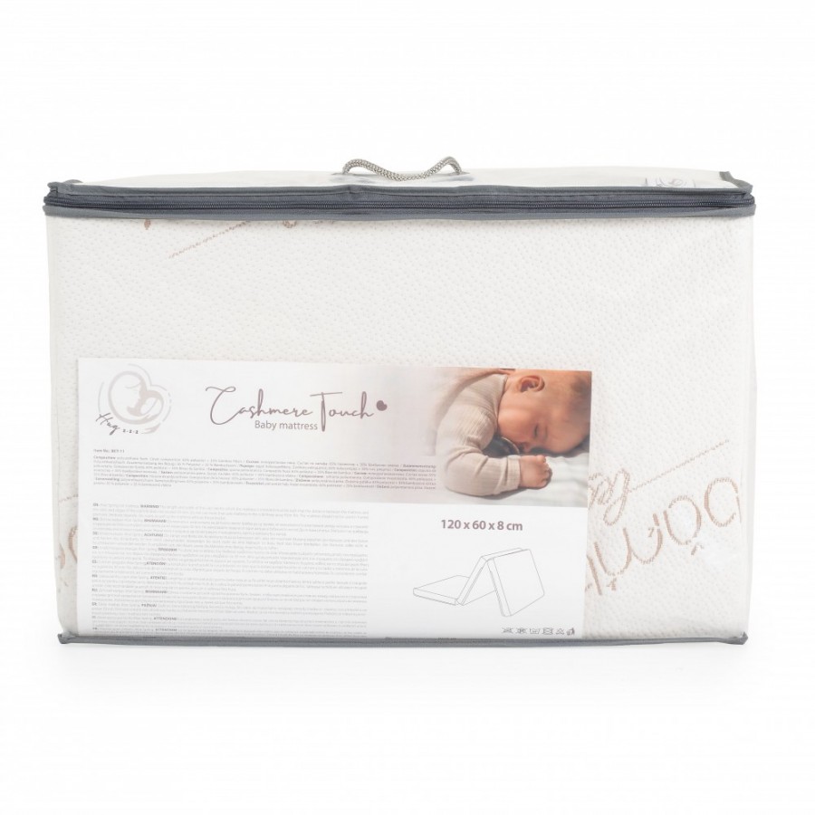Moni Αναδιπλούμενο Στρώμα Παρκοκρέβατου Cashmere touch 120/60/6 (3801005210015)