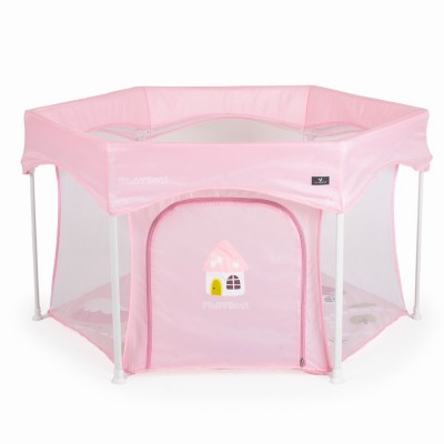 Cangaroo Παρκοκρέβατο Εξάγωνο Playbox Pink (3801005210220)