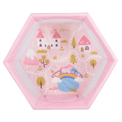 Cangaroo Παρκοκρέβατο Εξάγωνο Playbox Pink (3801005210220)