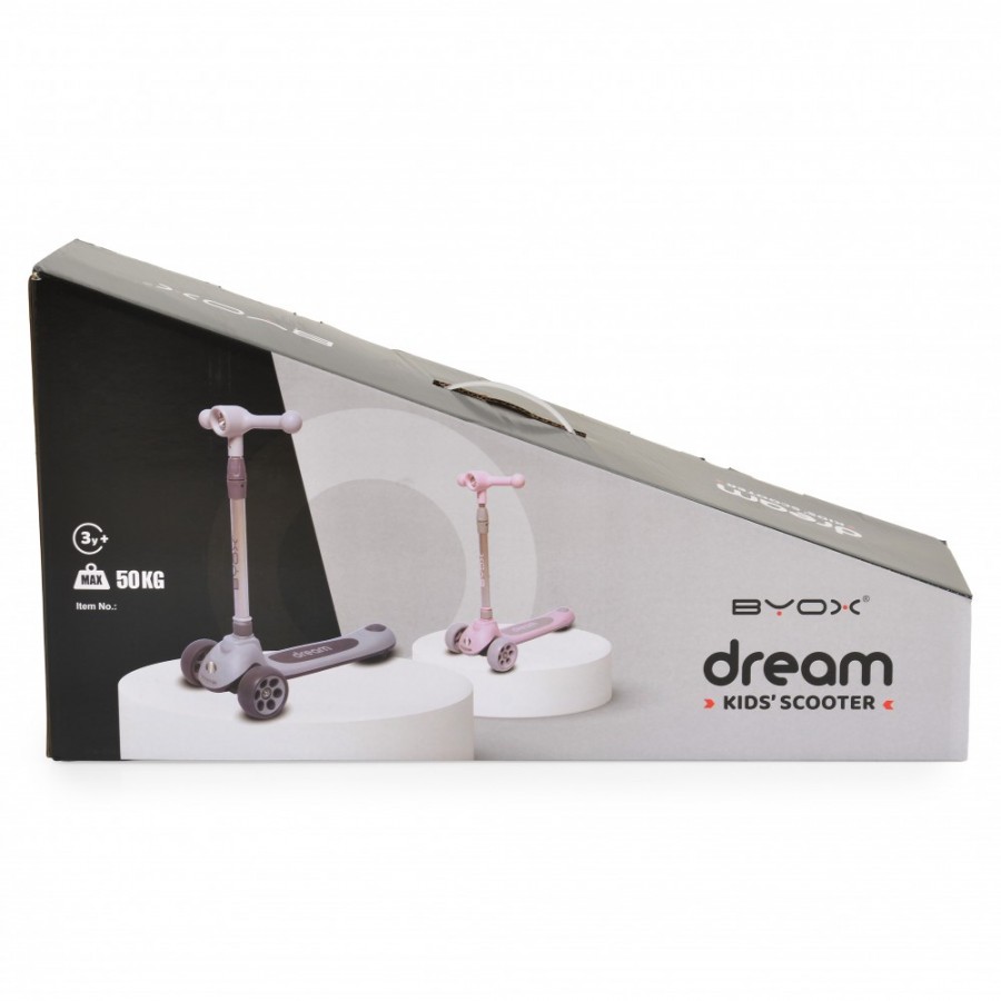 Byox Scooter Dream με Φωτιζόμενες Ρόδες Pink (3801005300242)