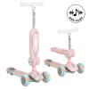Byox Scooter StreetPro με Φωτιζόμενες Ρόδες & Ηχητικές λειτουργίες Pink (3801005300266)