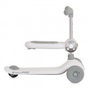 Byox Scooter StreetPro με Φωτιζόμενες Ρόδες & Ηχητικές λειτουργίες Grey (3801005300273)