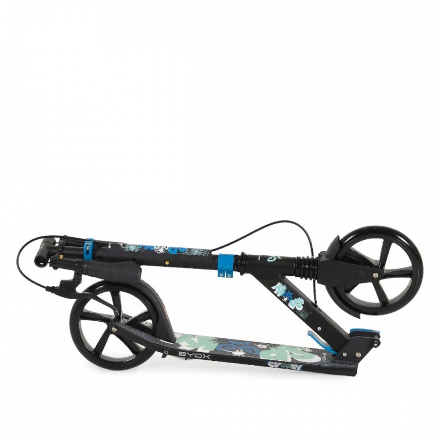 Byox Scooter with shock absorber Spooky Blue (3801005300334) Byox Scooter with shock absorber Spooky Blue (3801005300334)