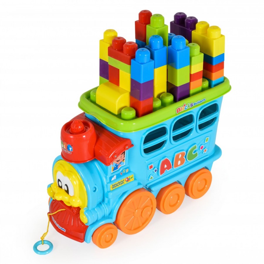 Moni Τρενάκι με τουβλάκια 48 pcs 6029 (3801005600250)