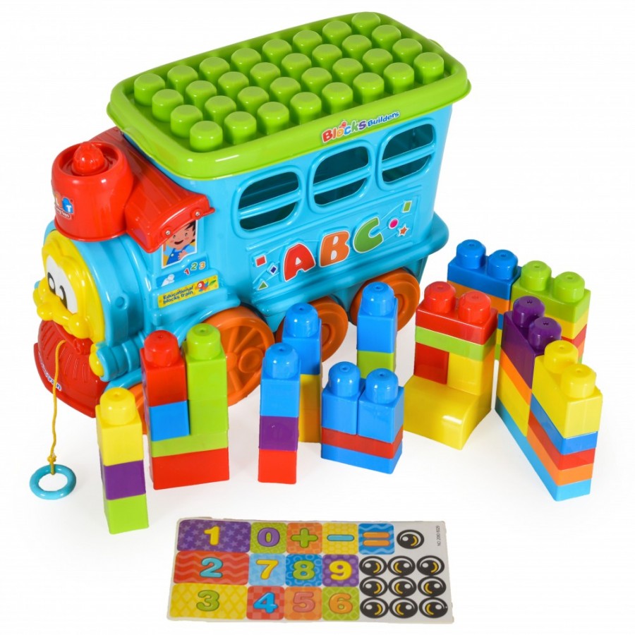 Moni Τρενάκι με τουβλάκια 48 pcs 6029 (3801005600250)