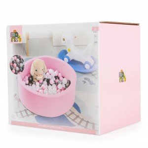 Moni Πισίνα Με 200 μπάλες (5.5cm) 90x90x30cm Pink (3801005601851) Moni Πισίνα Με 200 μπάλες (5.5cm) 90x90x30cm Pink (3801005601851)