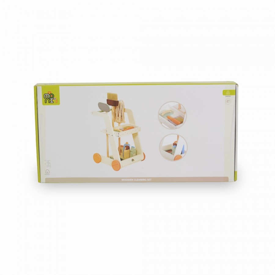 Moni Toys Ξύλινο Σετ Καθαρισμού W10D787 (3801005602049)