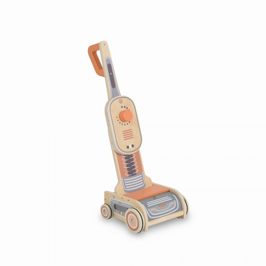 Moni Toys  Ξύλινη Ηλεκτρική Σκούπα W10D888 (3801005602070)