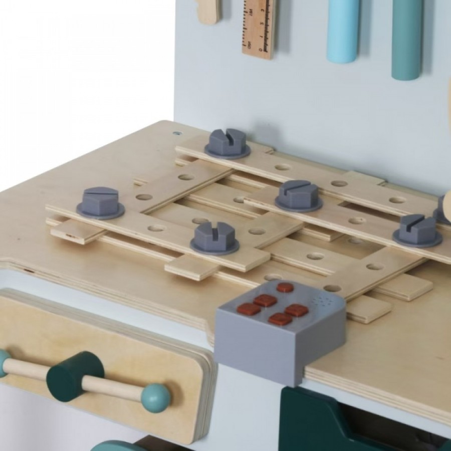 Moni Toys Ξύλινος Παιδικός Πάγκος με εργαλεία W03D234 (3801005602087)