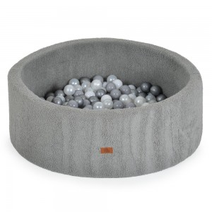 Moni Πισίνα Με 200 Μπαλάκια 5.5cm Boucle Grey (3801005602124)