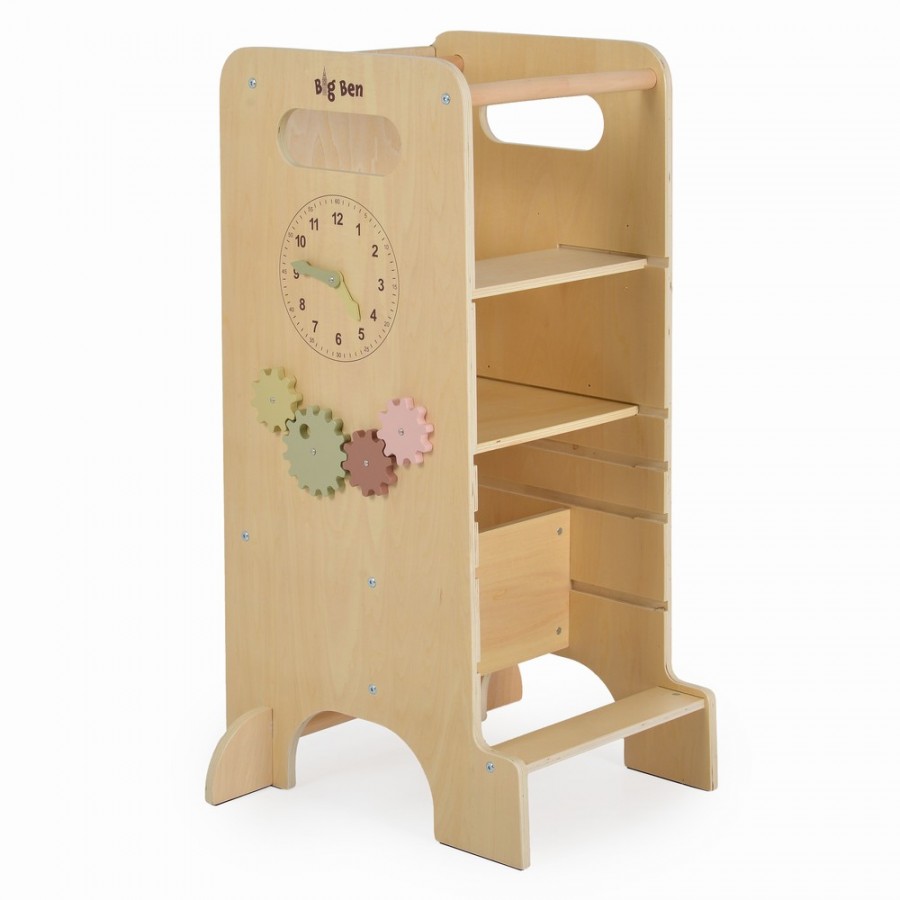 Moni Πύργος Εκμάθησης Wooden Learning Tower 4 in 1 Big Ben (3801005602278) Moni Πύργος Εκμάθησης Wooden Learning Tower 4 in 1 Big Ben (3801005602278)