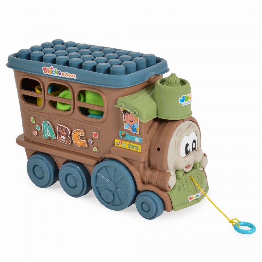 Moni Τρενάκι με τουβλάκια 6128 (3801005602506) Moni Τρενάκι με τουβλάκια 6128 (3801005602506)