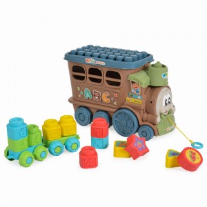 Moni Τρενάκι με τουβλάκια 6128 (3801005602506) Moni Τρενάκι με τουβλάκια 6128 (3801005602506)