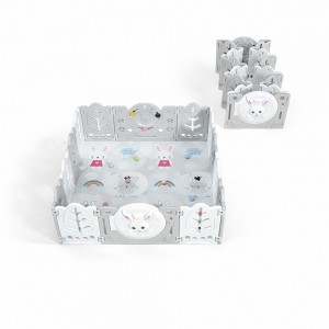 Moni αναδιπλούμενος Φράχτης 160/115 με 50 χρωματισ΄τά μπαλάκια The White Rabbit (3801005602698)