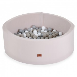 Moni Toys Πισίνα Μαλακή Με 200 Μπαλάκια 5.5cm Grey (3801005603282)