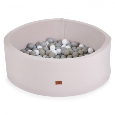 Moni Toys Πισίνα Μαλακή Με 200 Μπαλάκια 5.5cm Grey (3801005603282)