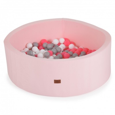 Moni Toys Πισίνα Μαλακή Με 200 Μπαλάκια 5.5cm Pink (3801005603299)