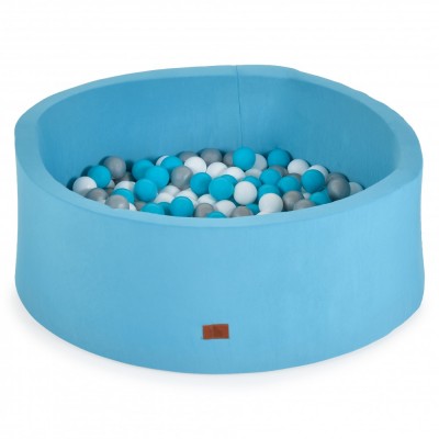Moni Toys Πισίνα Μαλακή Με 200 Μπαλάκια 5.5cm Blue (3801005603312)