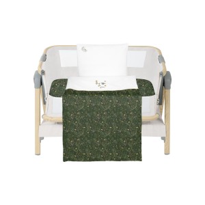 Kikka Boo Σετ Προίκας Μωρού 3 τεμ. για Λίκνο Secret Garden Green (41101030194)