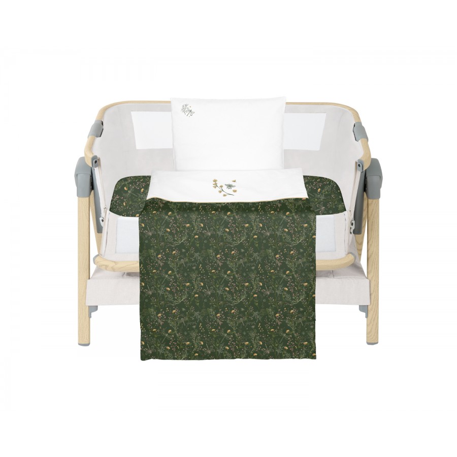 Kikka Boo Σετ Προίκας Μωρού 3 τεμ. για Λίκνο Secret Garden Green (41101030194)