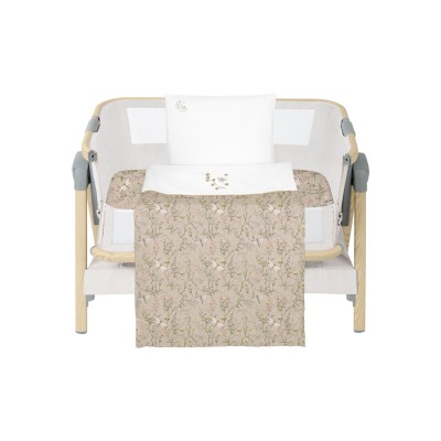 Kikka Boo Σετ Προίκας Μωρού 3 τεμ. για Λίκνο Secret Garden Beige (41101030195)