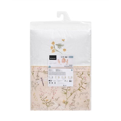 Kikka Boo Σετ Προίκας Μωρού 3 τεμ. για Λίκνο Secret Garden Beige (41101030195)