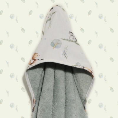 Baby Oliver Μπουρνούζι κάπα 75×75 100% βαμβάκι 450 γρμ/τμ Des.423 (46-6730/423)