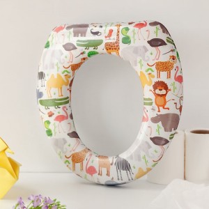 Kiokids Εκπαιδευτικό Κάθισμα Λεκάνης Μαλακό Jungle 12+Μ (4264)