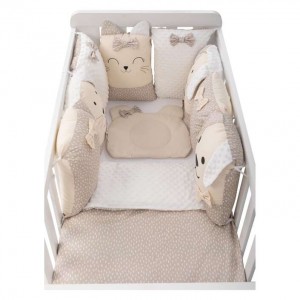 Bubaba by FreeOn Σετ Κούνιας Sleep Guardian Μπεζ 12τμχ (45050) Bubaba by FreeOn Σετ Κούνιας Sleep Guardian Μπεζ 12τμχ (45050)