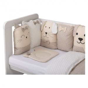 Bubaba by FreeOn Σετ Κούνιας Sleep Guardian Μπεζ 12τμχ (45050) Bubaba by FreeOn Σετ Κούνιας Sleep Guardian Μπεζ 12τμχ (45050)