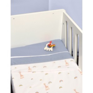 Baby Oliver Σετ σεντόνια τριών τεμαχίων για βρεφικό λίκνο Sophie La Giraffe (46-6704/501)