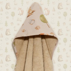 Baby Oliver Μπουρνούζι κάπα 75×75 100% βαμβάκι 450 γρμ/τμ Des.428 (46-6730/428)