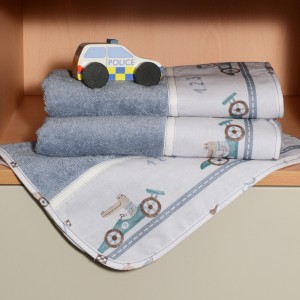 Oliver Baby Σετ πετσέτες 2 τεμ 100% βαμβάκι 450 γρμ/τμ 30×50 & 70×120 Design 421 (46-6760/421)