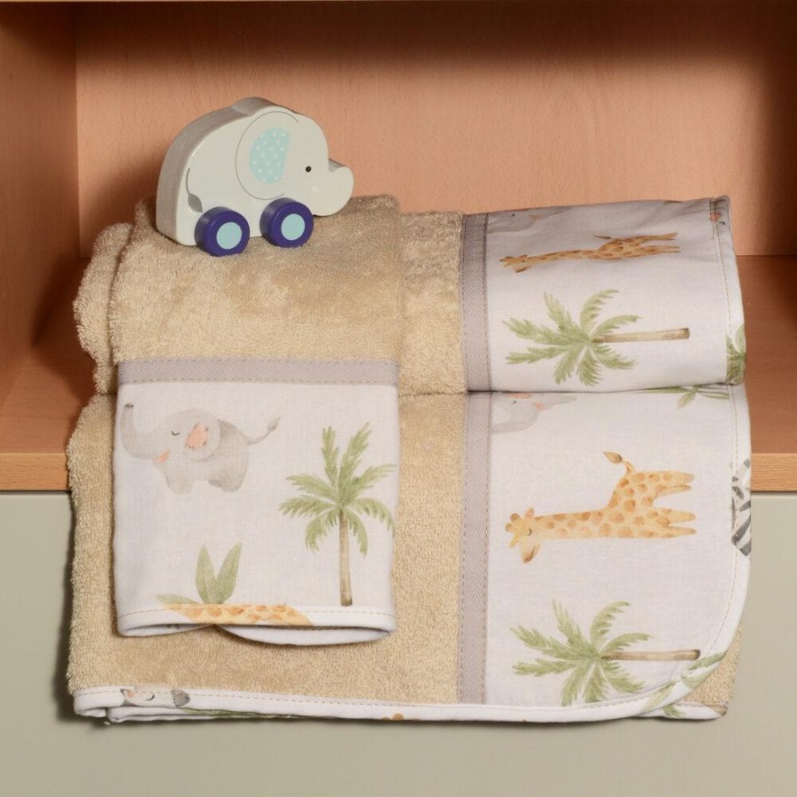 Oliver Baby Σετ πετσέτες 2 τεμ 100% βαμβάκι 450 γρμ/τμ 30×50 & 70×120 Design 424 (46-6760/424)