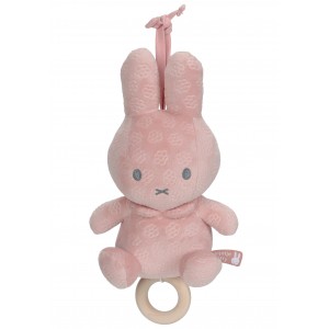 Κρεμαστό Μουσικό Βελουτέ Miffy Pink Flowers (47-3893)