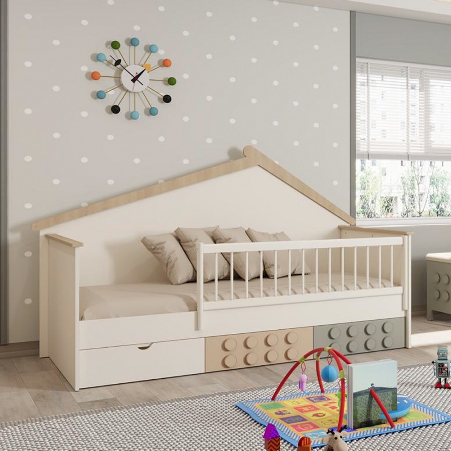 Bebestars Κρεβάτι Montessori Lego 90x200cm (481-07)