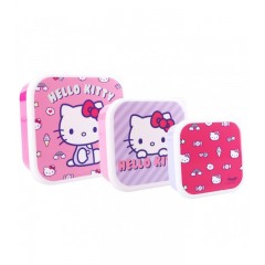 Fresh Bites Σετ φαγητοδοχείων (3 σε 1) Hello Kitty (50-00582) Fresh Bites Σετ φαγητοδοχείων (3 σε 1) Hello Kitty (50-00582)