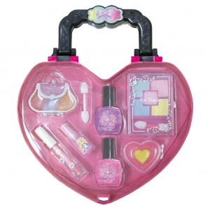 Luna Toys Σετ Μακιγιάζ 15 τμχ. Καρδιά Glammy Gloss (000630008)