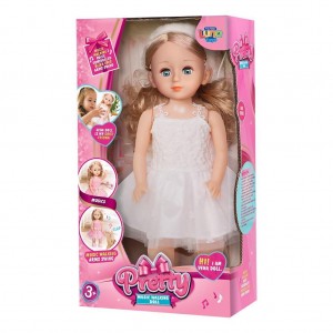 Luna Toys Κούκλα Κοριτσάκι Διαδραστική 36 εκ. Με Κίνηση & Ήχο (000623744)