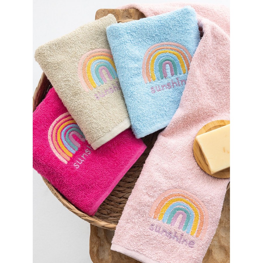 Palamaiki Home Σετ Βρεφικές Πετσέτες Baby 4 τμχ Kids Bath Sunshine (5205857247072)